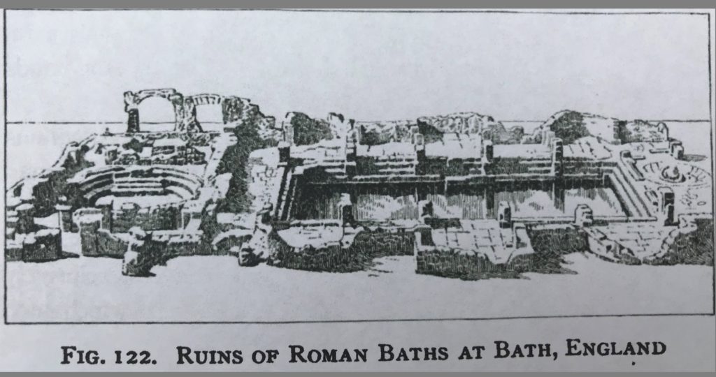 The early excavations unearthed the Great Bath and the Cold Water Pool