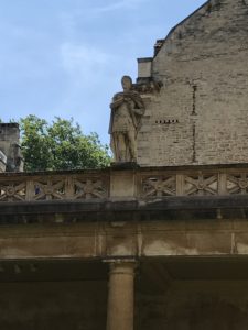 The terrace above the Great Bath