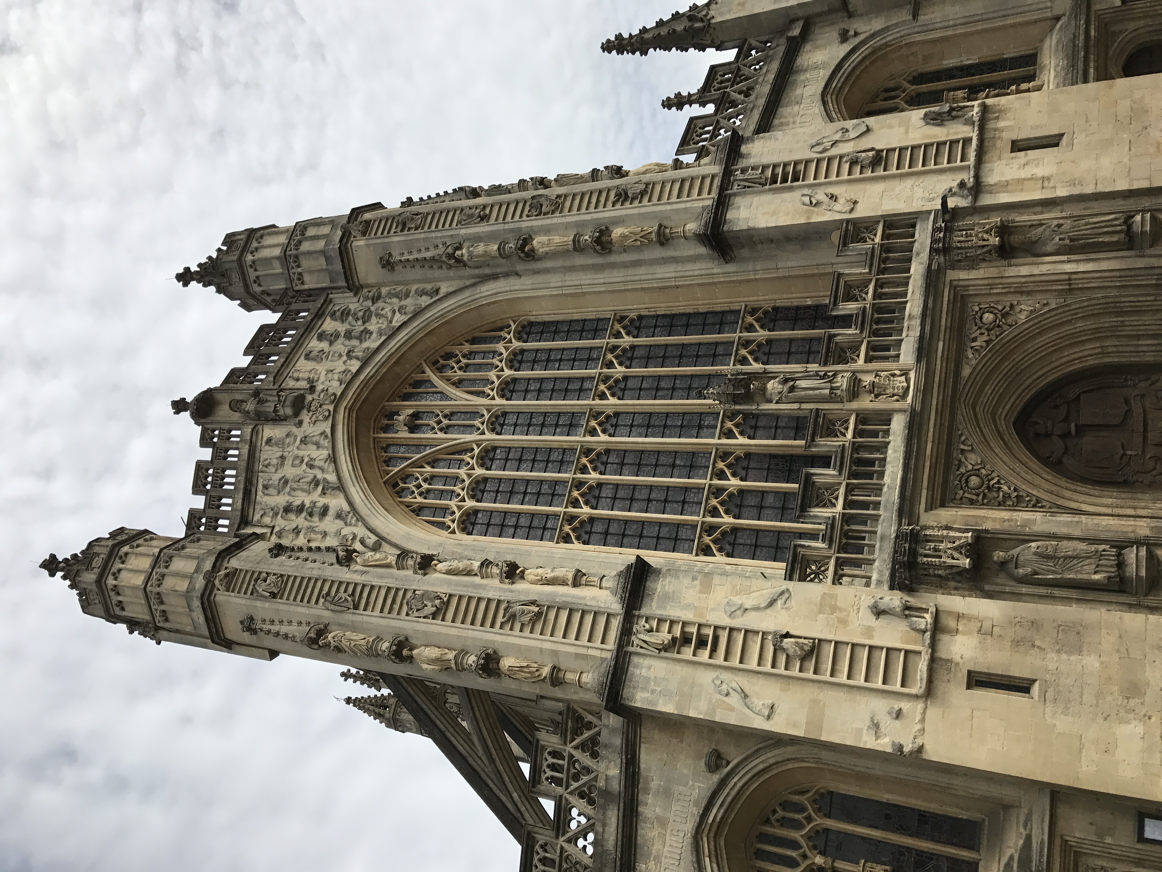 The glorious West front of Bath Abbey, according to Bishop Oliver King's vision