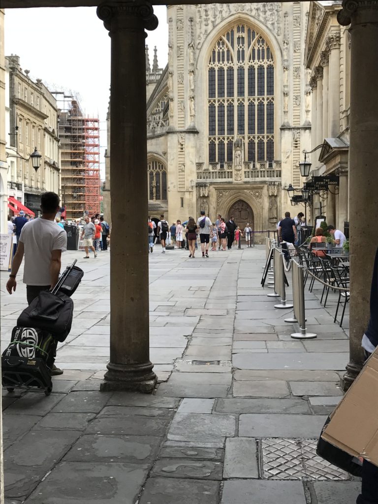 A view of Bath Abbey from Stall Street