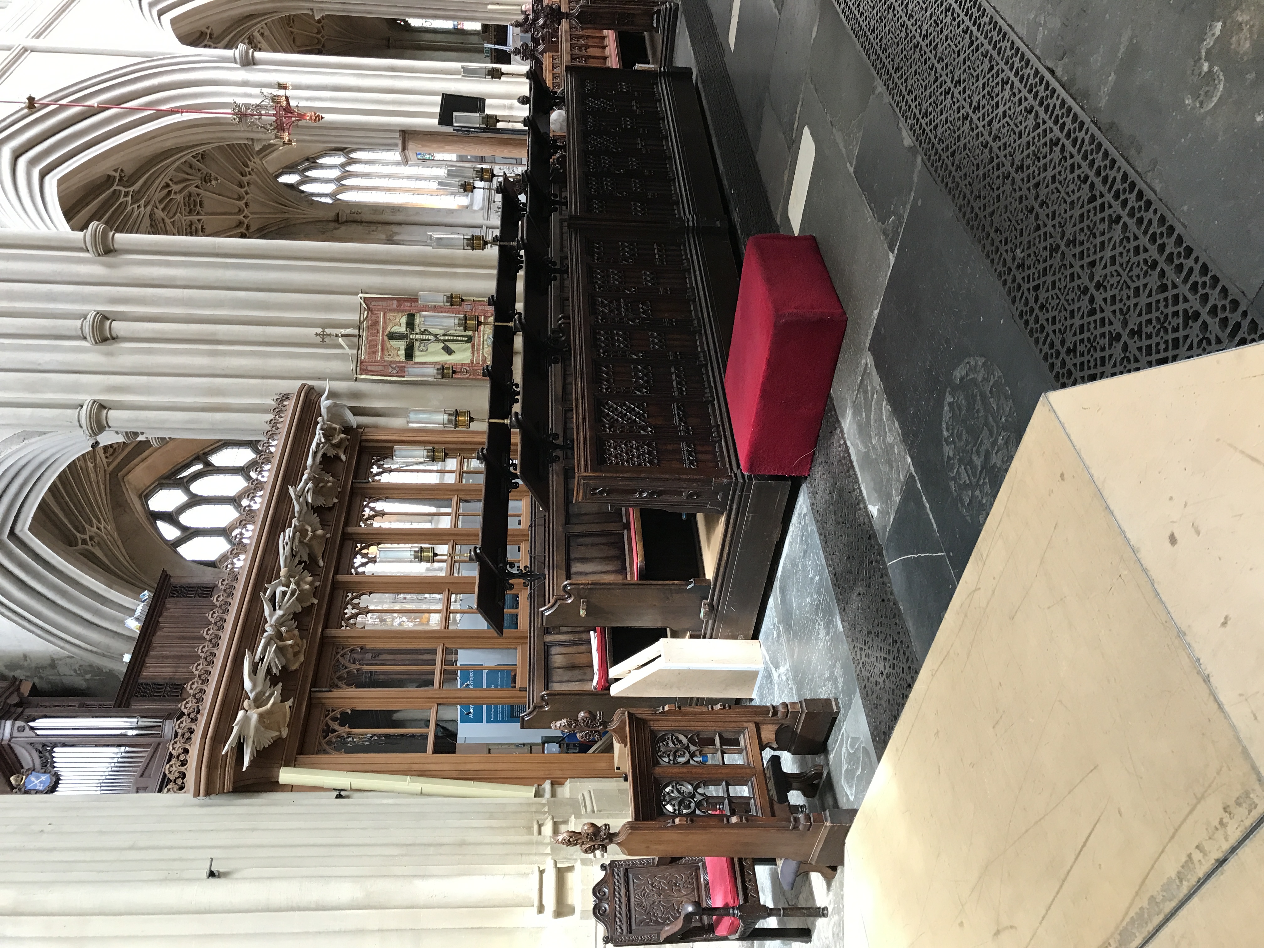 The Choir Stalls at Bath Abbey