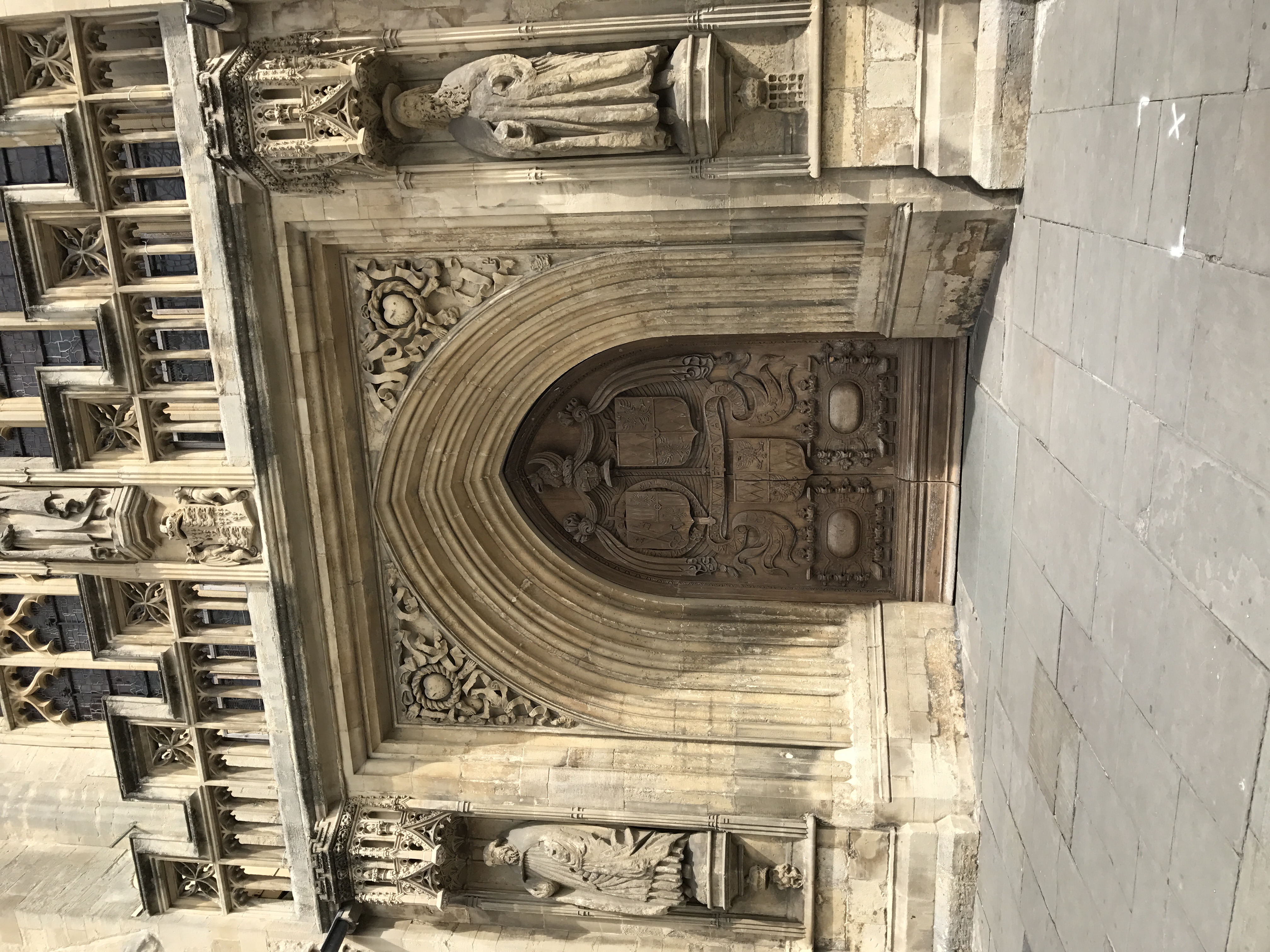 Bath Abbey's West door
