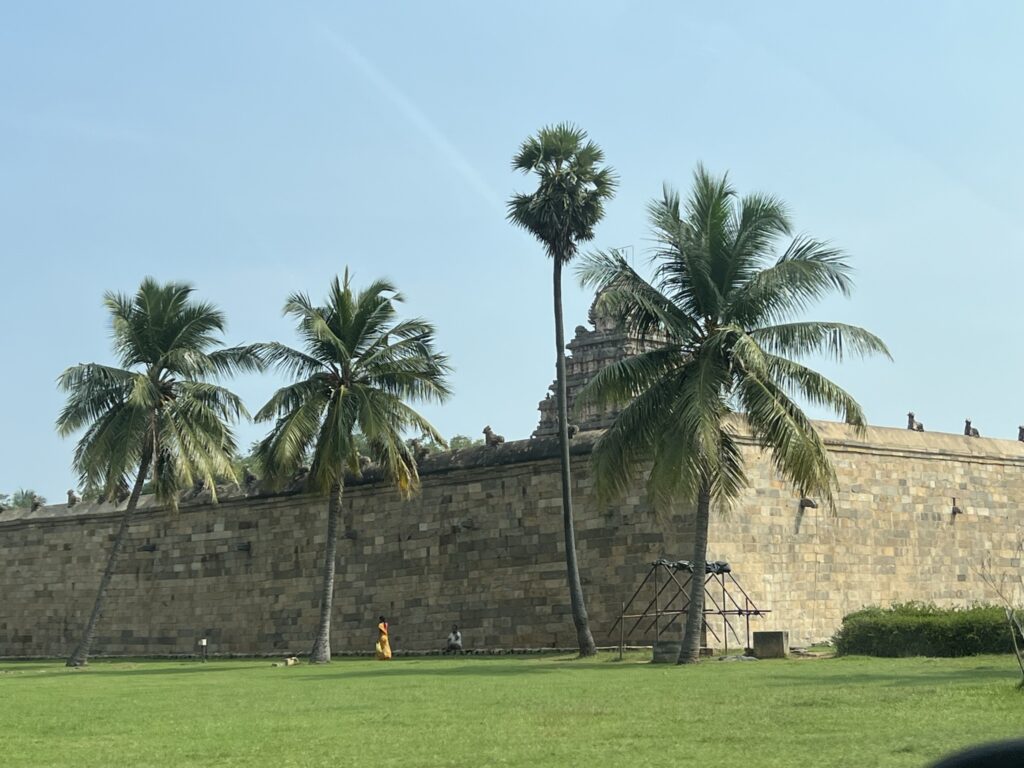 The approach to the Airavateshwar Temple near Kumbakonam, South India