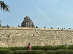 The Chola dynasty of southern India built this temple at Kumbakonam