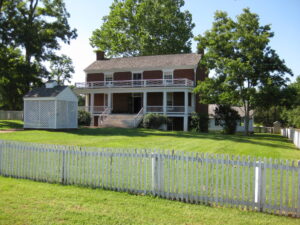 The McLean House where Grant and Lee signed the surrender documents to end the Civil War