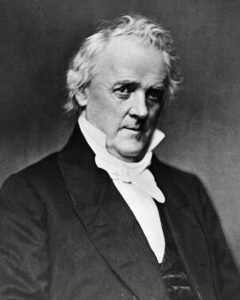 U. S. president, James Buchanan.