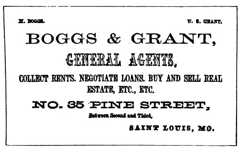 Boggs & Grant business card