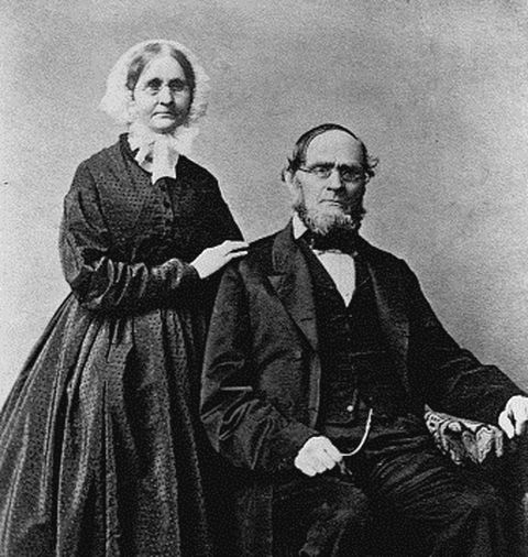 Grant's parents, Jesse and Hannah Grant. Jesse Grant was a staunch abolitionist, and helped Grant get to Appomattox Court House