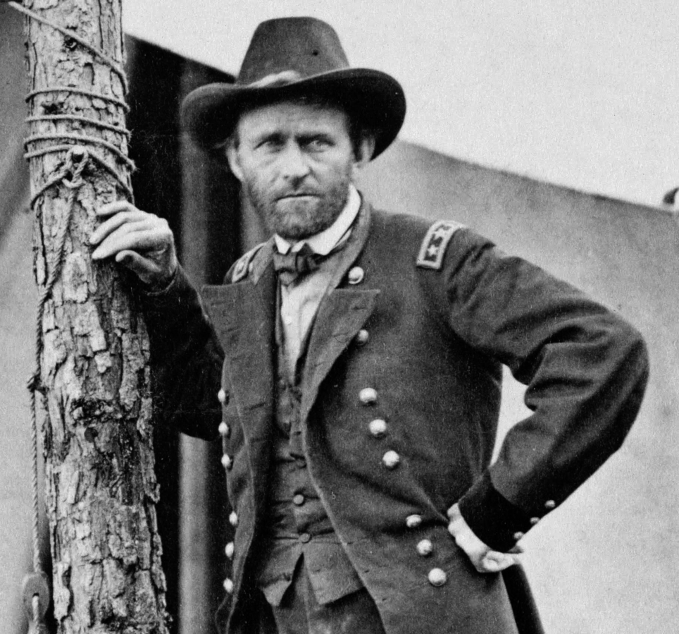Ulysses. S. Grant in Cold Harbor, during the Civil War.