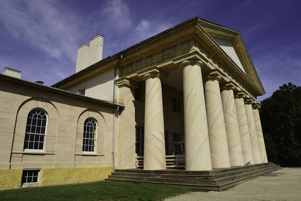 Arlington House on the grounds of Arlington National Cemetery.