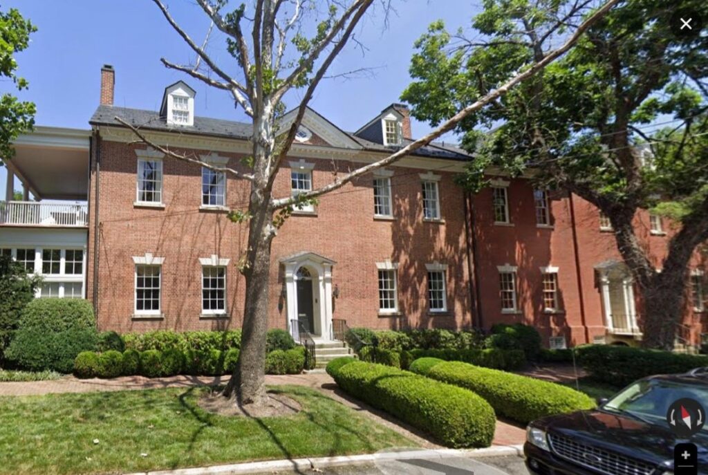 Benjamin Hallowell's school, adjoining the Lee residence in Oronoco Street--Lee went here just before he entered West Point Academy.