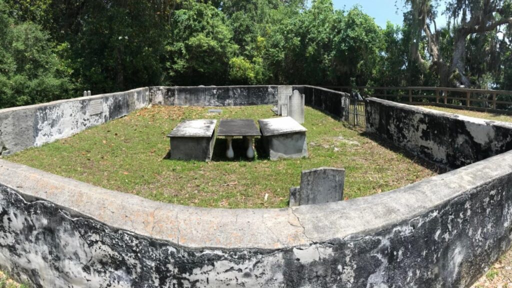 Robert Lee's father's grave in Cumberland Island in Georgia