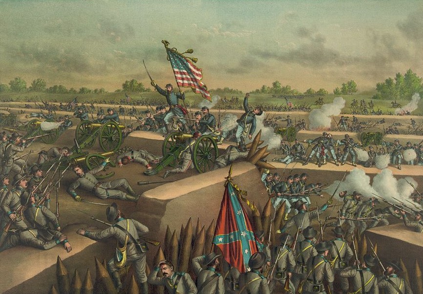 The fall of the city of Petersburg during the Civil War.