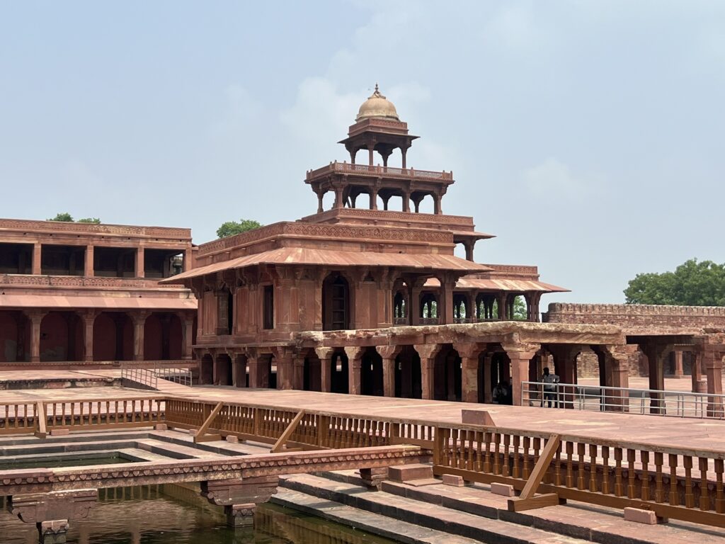 The harem apartments at Fatehpur Sikri, built by Emperor Akbar.
