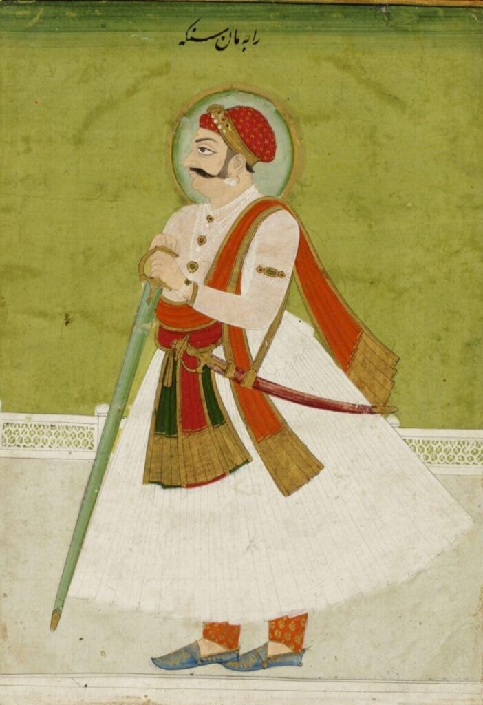 Raja Man Singh of Amber, a general at Emperor Akbar's court.