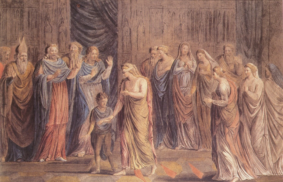 Queen Emma undergoes a trial by fire in the nave of Winchester Cathedral.