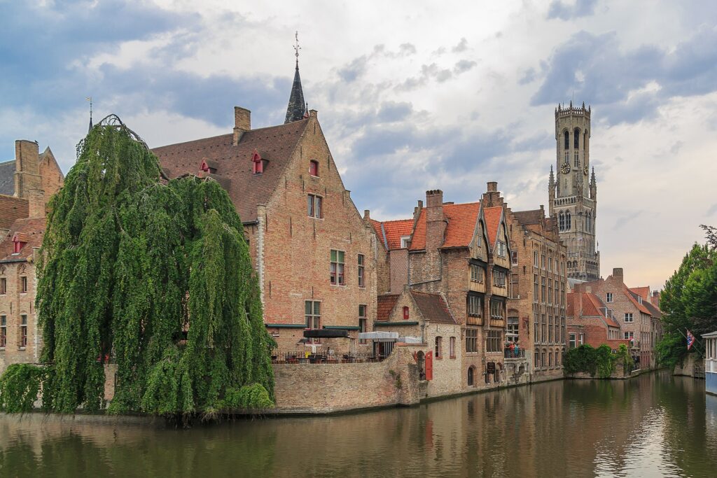 Bruges, in current-day Belgium, was the capital city of William the Conqueror's father-in-law, the Count of Flanders.