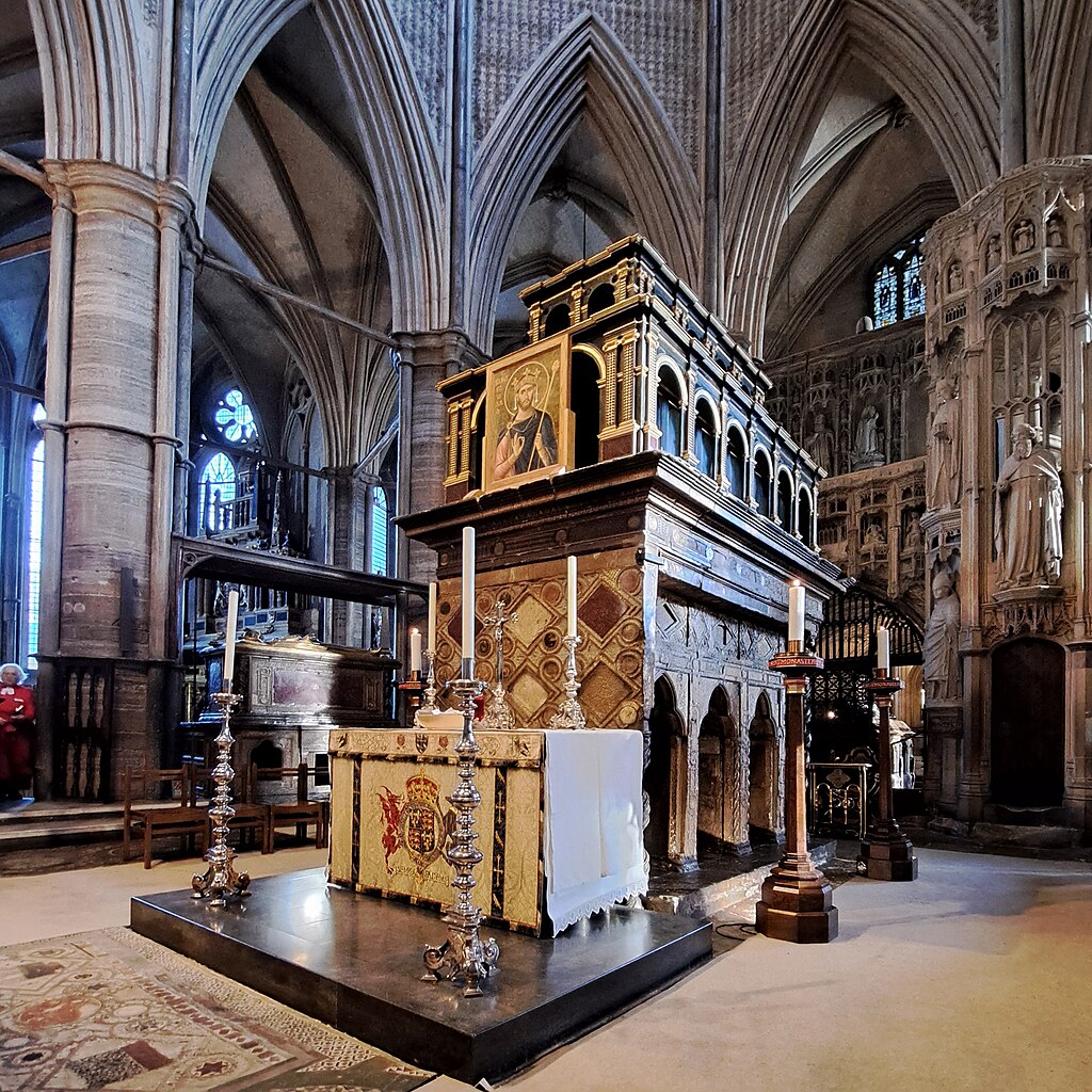Edward the Confessor built Westminster Abbey in London, and is the first English king to be buried there.