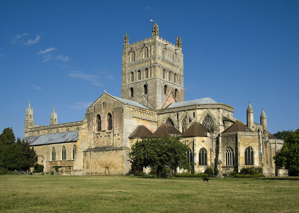 Tewksbury Abbey has existed since the 7th Century, and Brictric made various amendments to the church.