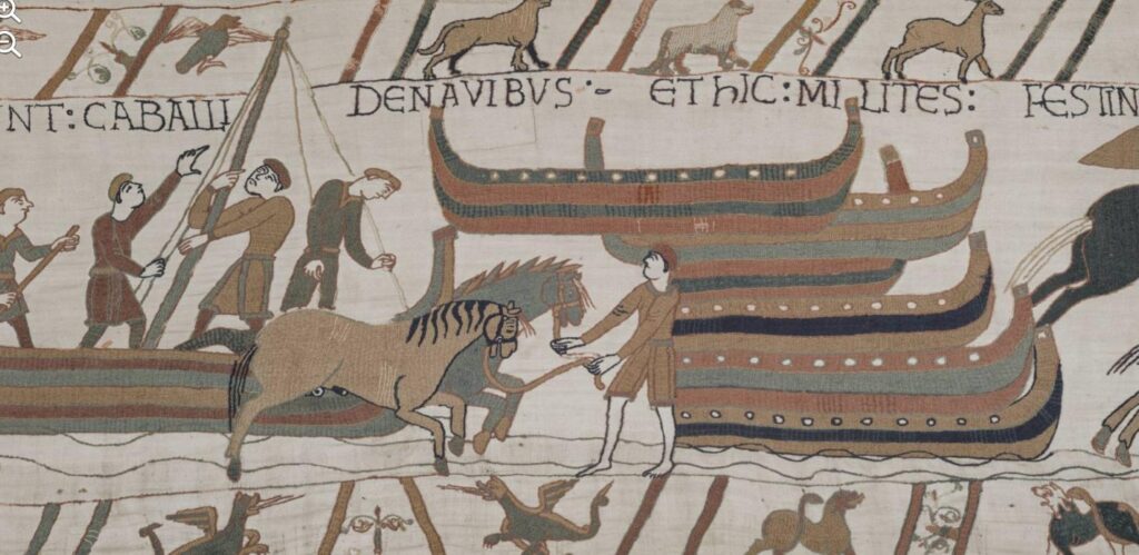 William lands on Sussex shores.