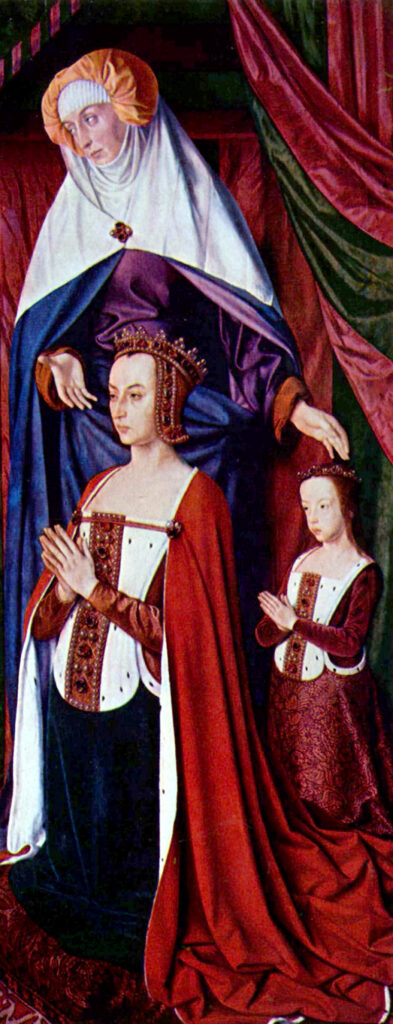 Anne Beaujeu, the Duchess of Bourbon, who was Diane de Poitiers'
 mentor at one point.