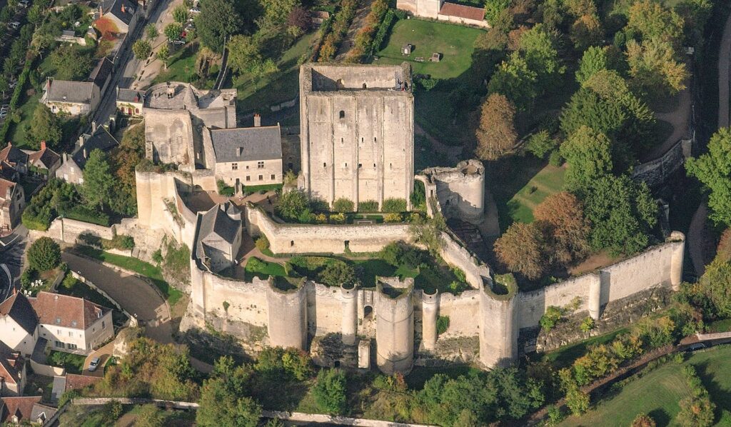 Chateau de Loches where Diane de Poitiers's father was imprisoned.
